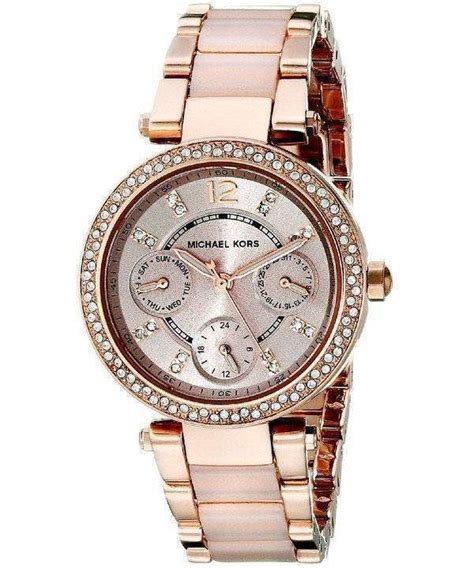 michael kors mk6110 rose gold|mike Kors parker mini rose dial.